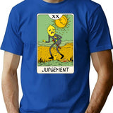 Lemongrab - Tarot Card - Judgement T-Shirt for Men & Women, T-Shirts Graphic Tee - Blue