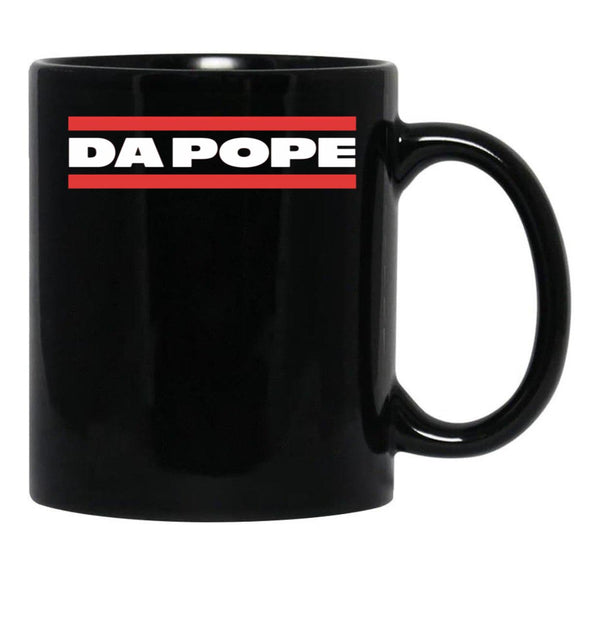 Leo Xiv Da Pope Black Coffee Mug - Black