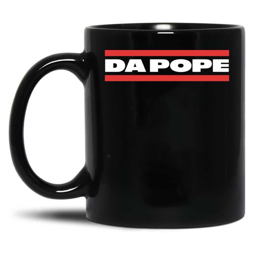 Leo Xiv Da Pope Black Coffee Mug