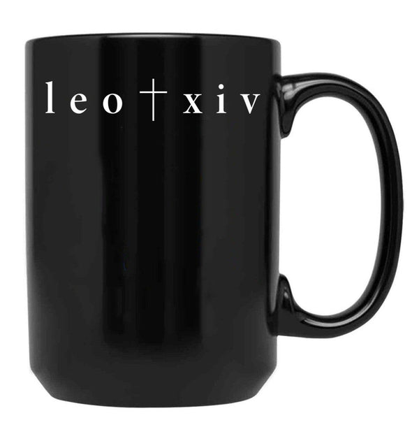 Leo Xiv New Pope Black Coffee Mug - Black