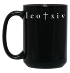 Leo Xiv New Pope Black Coffee Mug