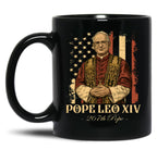 Leo Xiv Papal Peace In The 22Nd Century Black Coffee Mug