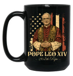Leo Xiv Papal Peace In The 22Nd Century Black Coffee Mug