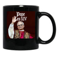 Leo Xiv Pope Leo Xiv New Pope Black Coffee Mug - Black