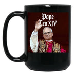Leo Xiv Pope Leo Xiv New Pope Black Coffee Mug