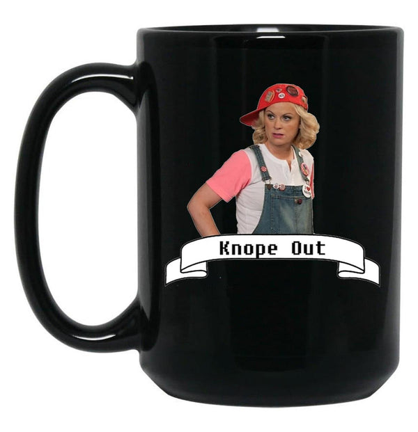 Leslie Knope Black Coffee Mug, Gift Coffee Mug - Black