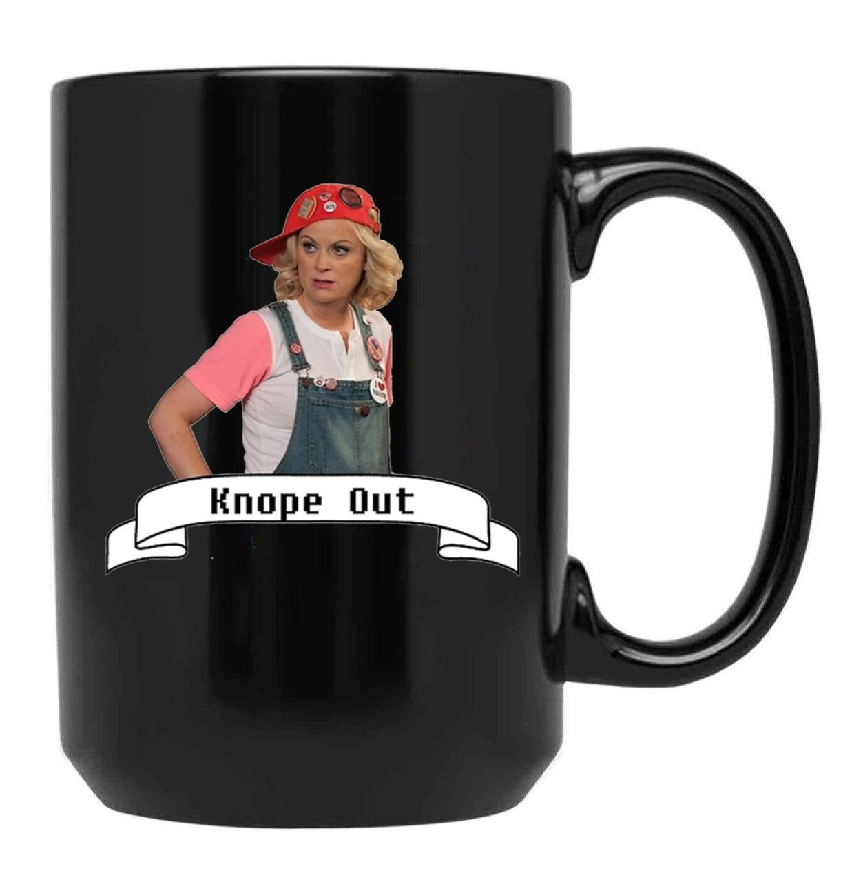 Leslie Knope Black Coffee Mug, Gift Coffee Mug