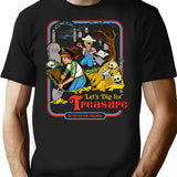 Let'S Dig For Treasure T-Shirt for Men & Women, T-Shirts Graphic Tee - Black