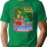 Let'S Go Fishing T-Shirt for Men & Women, T-Shirts Graphic Tee - Green