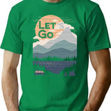 Let'S Go T-Shirt for Men & Women, T-Shirts Graphic Tee - Green