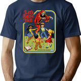 Let'S Raise Hell T-Shirt for Men & Women, T-Shirts Graphic Tee - Navy