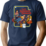 Let'S Summon Demons T-Shirt for Men & Women, T-Shirts Graphic Tee - Navy