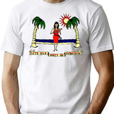 Let'S Talk Dirty In Hawaiian T-Shirt for Men & Women, T-Shirts Graphic Tee - White