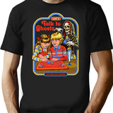 Let'S Talk To Ghosts T-Shirt for Men & Women, T-Shirts Graphic Tee - Black
