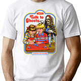 Let'S Talk To Ghosts T-Shirt for Men & Women, T-Shirts Graphic Tee - White
