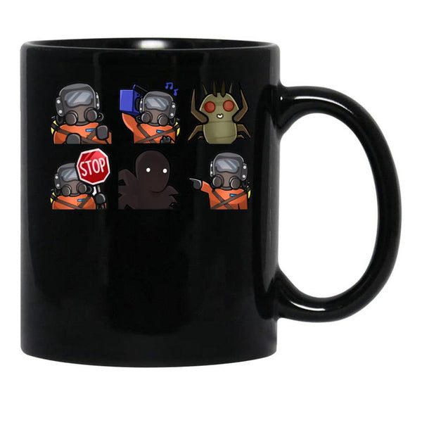 Lethal Company Funny Cute Black Coffee Mug, Gift Coffee Mug - Black