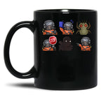 Lethal Company Funny Cute Black Coffee Mug, Gift Coffee Mug