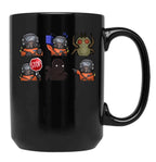 Lethal Company Funny Cute Black Coffee Mug, Gift Coffee Mug