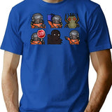 Lethal Company Funny Cute Premium Heavyweight Cotton T-Shirt - Blue