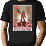 Lethal Company Join The Company Poster Premium Heavyweight Cotton T-Shirt - Black