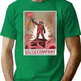 Lethal Company Join The Company Poster Premium Heavyweight Cotton T-Shirt - Green