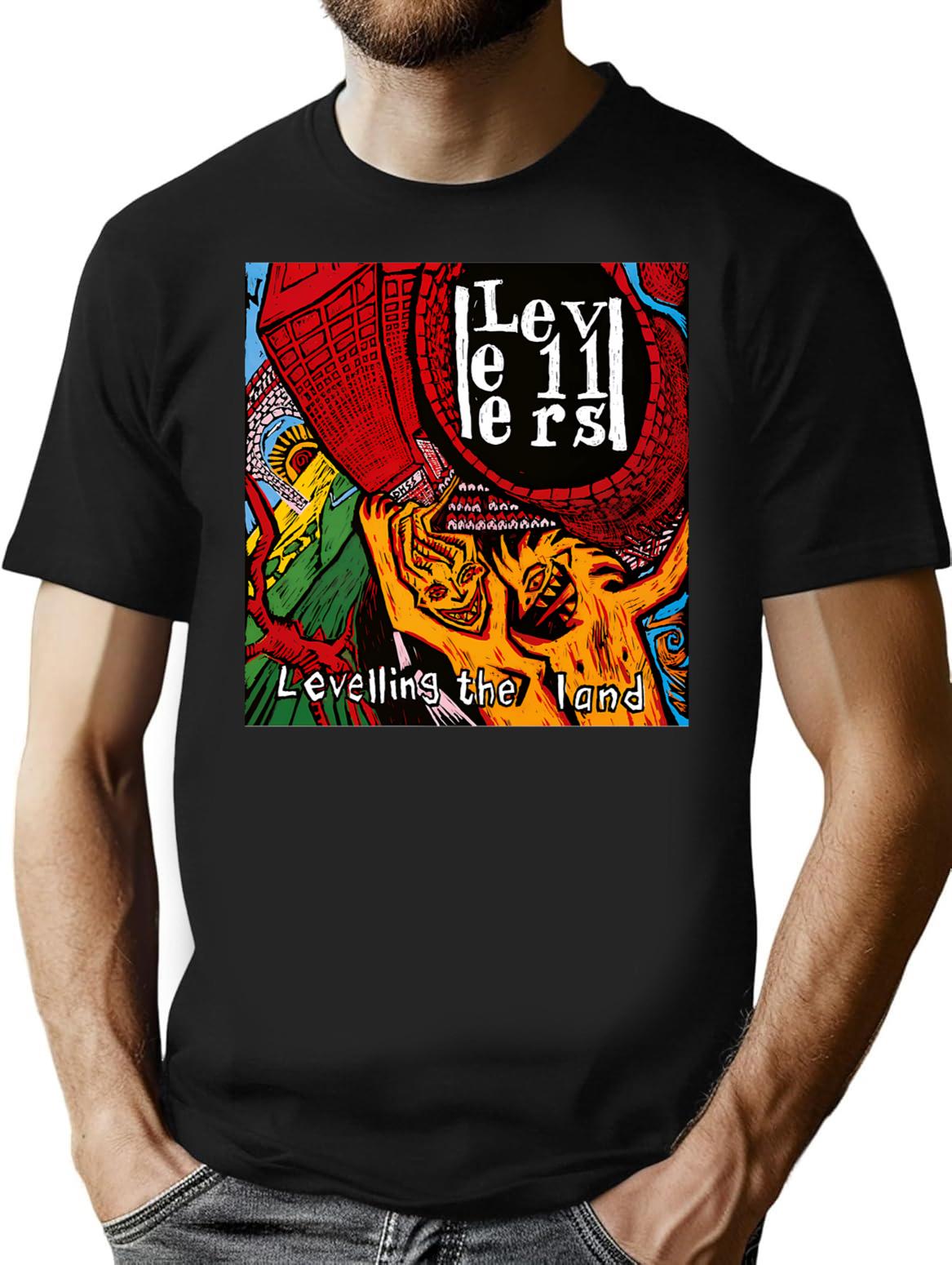Levellers Mirel 1 Essential T Shirt T-Shirt for Men & Women, T-Shirts Graphic Tee - Black