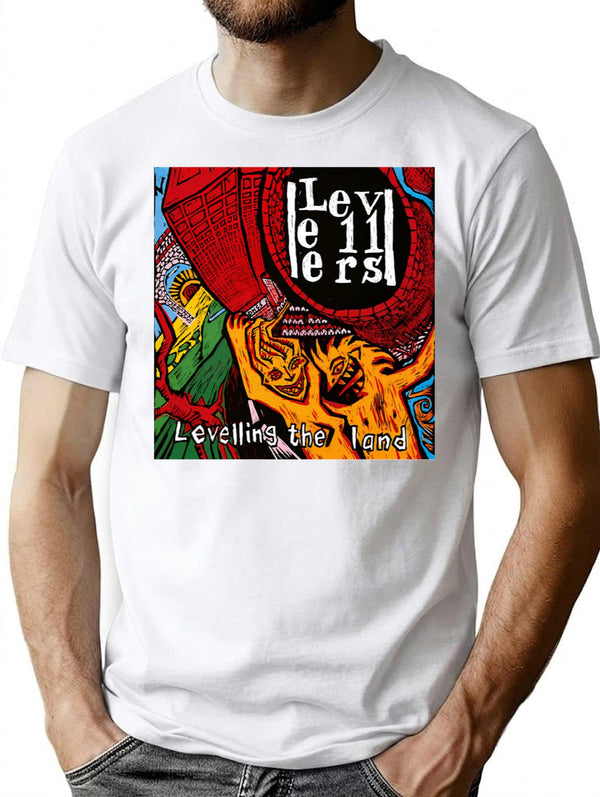 Levellers Mirel 1 Essential T Shirt T-Shirt for Men & Women, T-Shirts Graphic Tee - White
