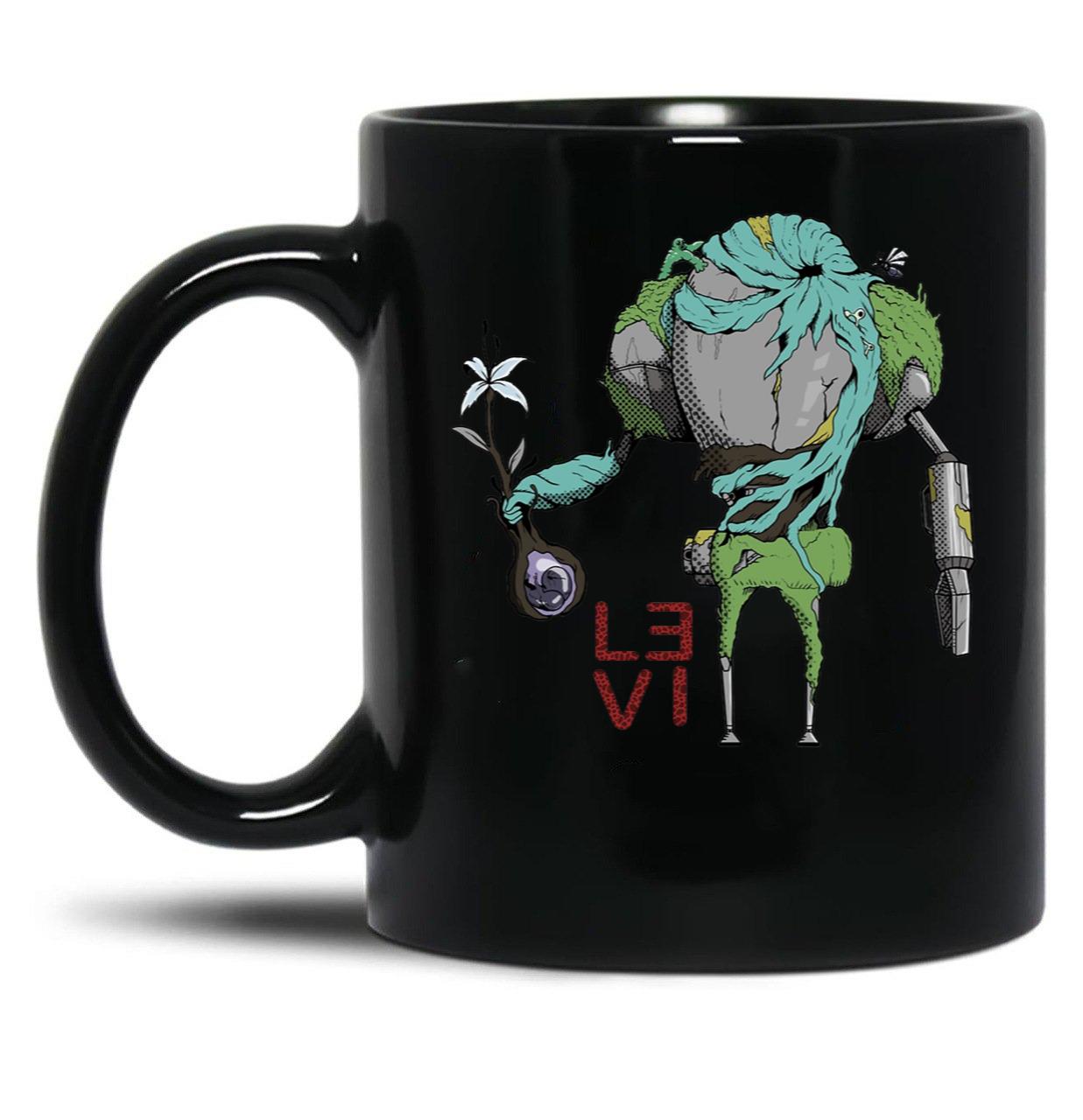 Levi Scavengers Reign Reborn Black Coffee Mug, Gift Coffee Mug