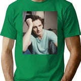 Liam Neeson Young Premium Heavyweight Cotton T-Shirt - Green