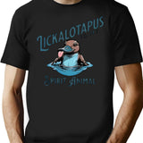 Lickalotapus Is My Spirit Animal Meme Funny Lickalotapus T-Shirt for Men & Women, T-Shirts Graphic Tee - Black
