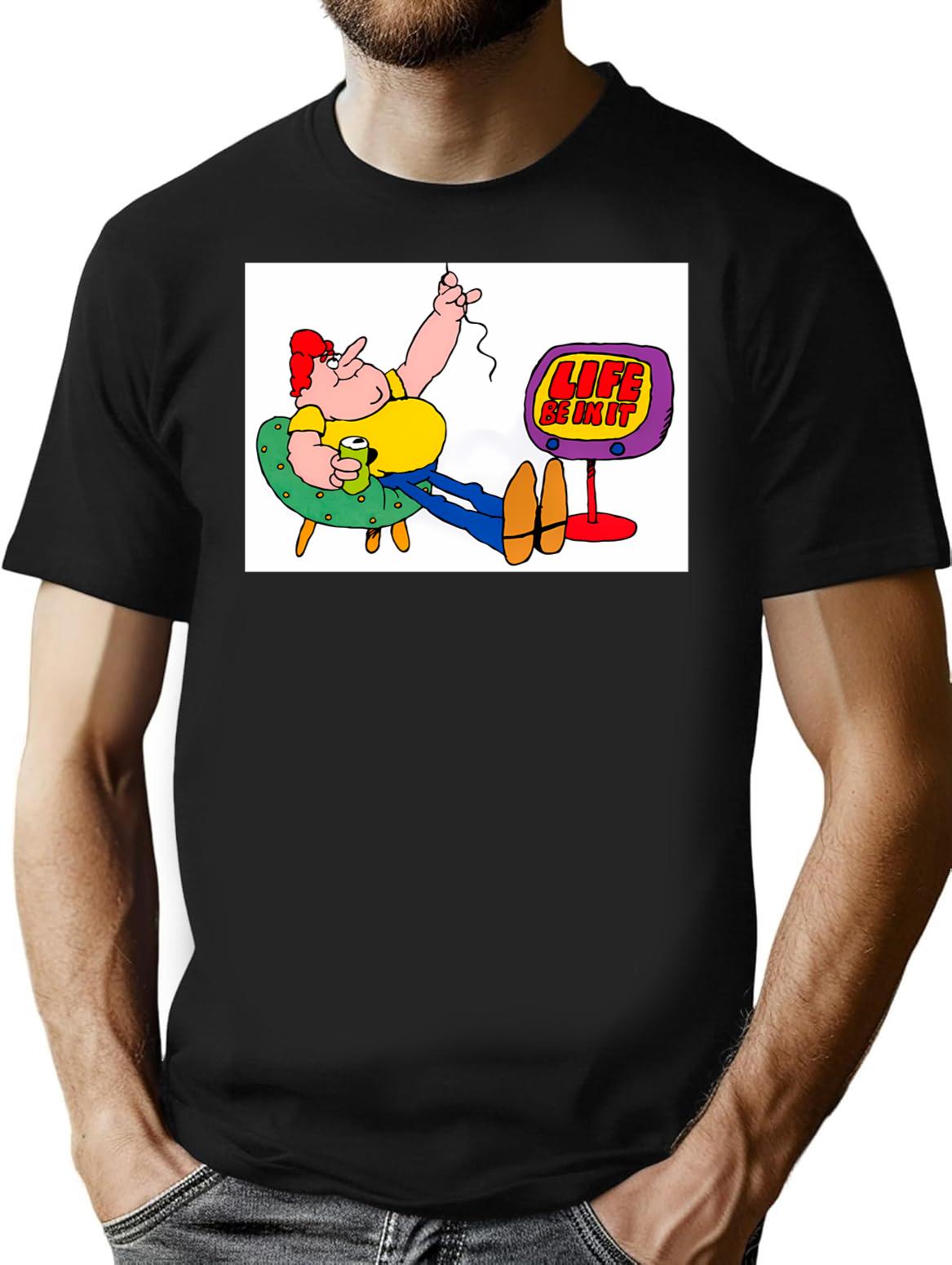 Life. Be In It Norm2 Classic Aussie Ads T-Shirt for Men & Women, T-Shirts Graphic Tee - Black