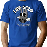 Life Is A Soup And I Am A Fork T-Shirt for Men & Women, T-Shirts Graphic Tee - Blue