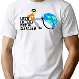 Life'S Tough T-Shirt for Men & Women, T-Shirts Graphic Tee - White