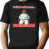 Like to Talk About -Madeline Ashton Quote Becomes Her Death Film Premium Heavyweight Cotton T-Shirt - Black
