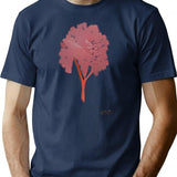 Lilac T-Shirt for Men & Women, T-Shirts Graphic Tee - Navy