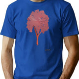 Lilac T-Shirt for Men & Women, T-Shirts Graphic Tee - Blue