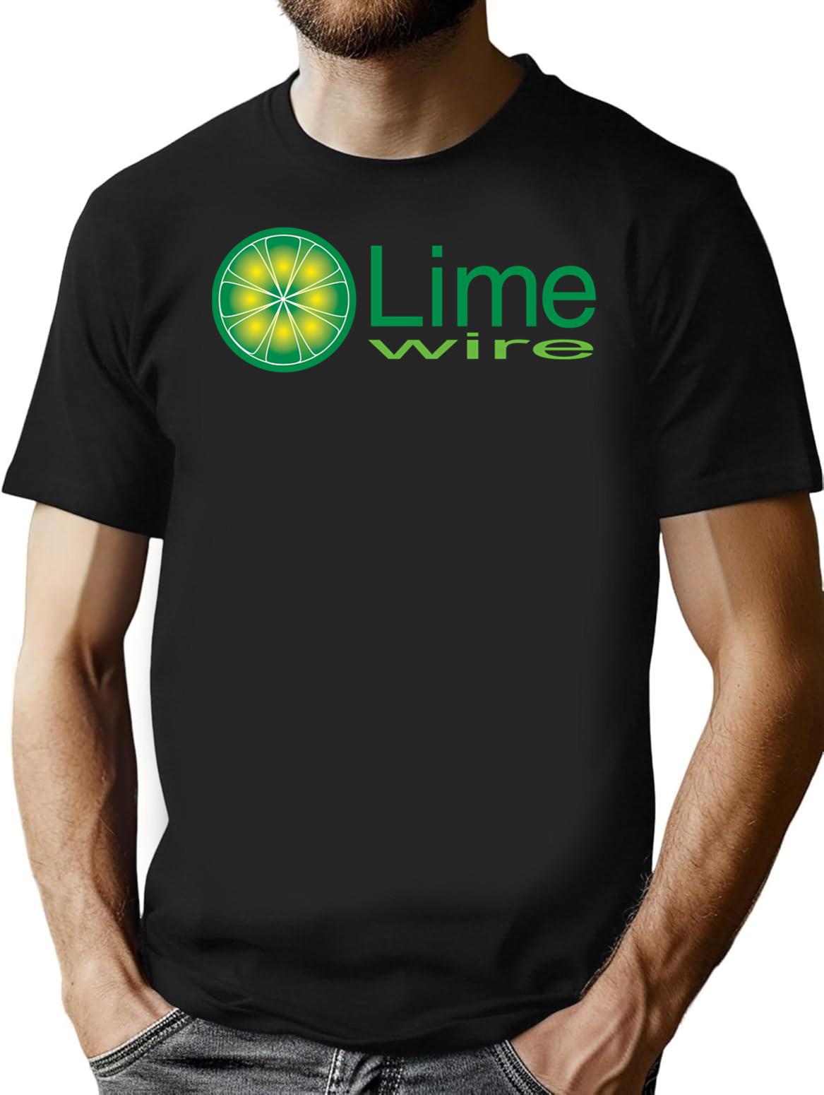 Limewire (Alt) T-Shirt - Retro Kazaa Napster Startups '90S T-Shirt for Men & Women, T-Shirts Graphic Tee - Black