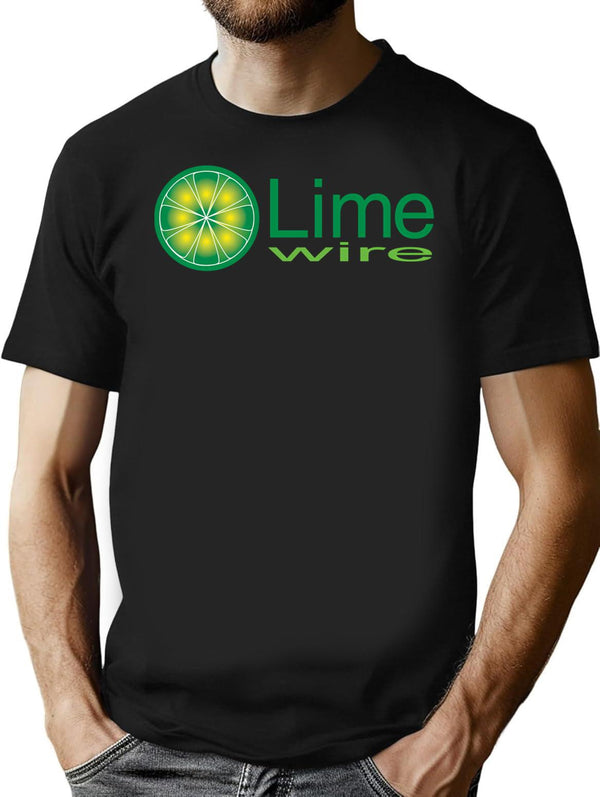 Limewire (Alt) T-Shirt - Retro Kazaa Napster Startups '90S T-Shirt for Men & Women, T-Shirts Graphic Tee - Black
