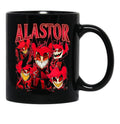 Limited Alastor Hazbin Hotel Vintage Black Coffee Mug, Gift Coffee Mug - Black