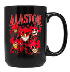 Limited Alastor Hazbin Hotel Vintage Black Coffee Mug, Gift Coffee Mug