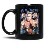 Limited Alex Jones Vintage Gift for Woman and Man Black Coffee Mug, Gift Coffee Mug