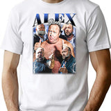Limited Alex Jones Vintage Shirt Gift for Woman and Man Premium Heavyweight Cotton T-Shirt - White