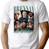 Limited Brennan Lee Mulligan Vintage Shirt Gift for Woman and Man Premium Heavyweight Cotton T-Shirt - White