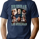 Limited Brennan Lee Mulligan Vintage Shirt Gift for Woman and Man Premium Heavyweight Cotton T-Shirt - Navy