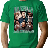 Limited Brennan Lee Mulligan Vintage Shirt Gift for Woman and Man Premium Heavyweight Cotton T-Shirt - Green
