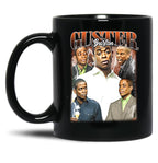 Limited Burton Guster Psych Vintage Gift for Woman and Man Black Coffee Mug, Gift Coffee Mug
