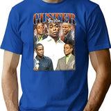 Limited Burton Guster Psych Vintage Shirt Gift for Woman and Man Premium Heavyweight Cotton T-Shirt - Blue