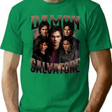 Limited Damon Salvatore Vintage Gift for Woman and Man Premium Heavyweight Cotton T-Shirt - Green