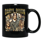 Limited Daryl Dixon Vintage Gift for Woman and Man Black Coffee Mug, Gift Coffee Mug - Black