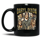 Limited Daryl Dixon Vintage Gift for Woman and Man Black Coffee Mug, Gift Coffee Mug
